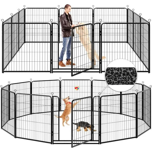 NEW Dog Playpen Outdoor Extra Wide 12 Panels Heavy Duty
