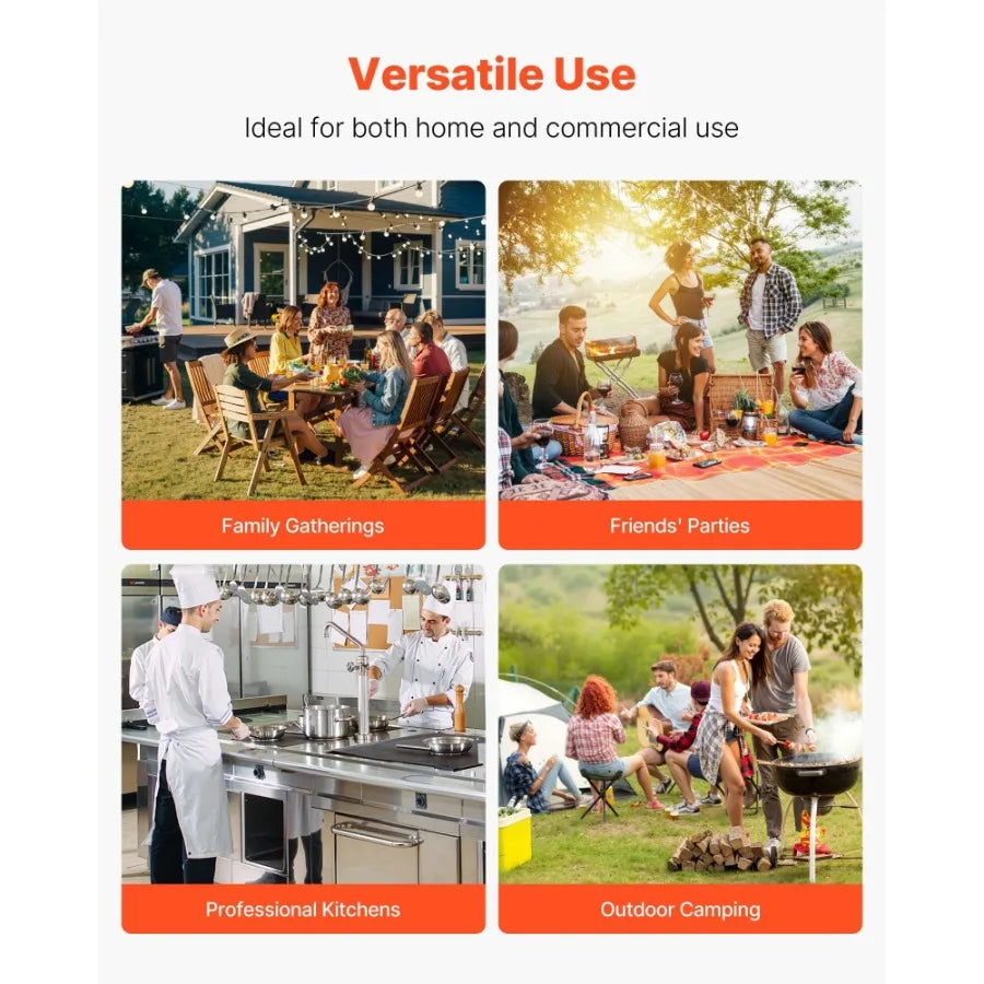 28PCS Griddle Accessories Kit Flat Top Grill Spatula BBQ Tools Stainless Steel