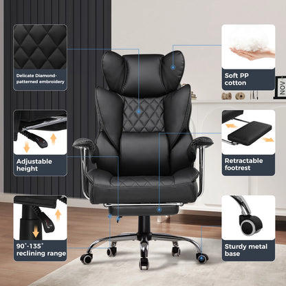 Office/Gaming Chair, efficiency and comfort with Lumbar Support
