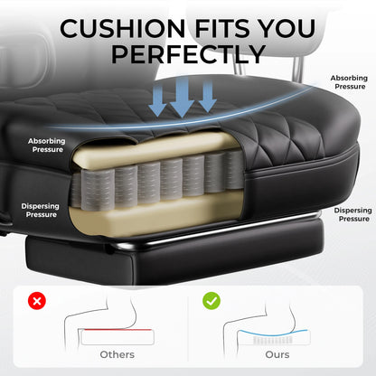 Office/Gaming Chair, efficiency and comfort with Lumbar Support