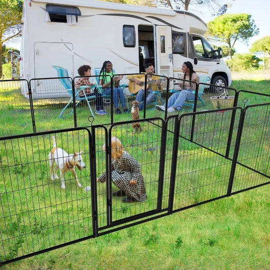 NEW Dog Playpen Outdoor Extra Wide 12 Panels Heavy Duty