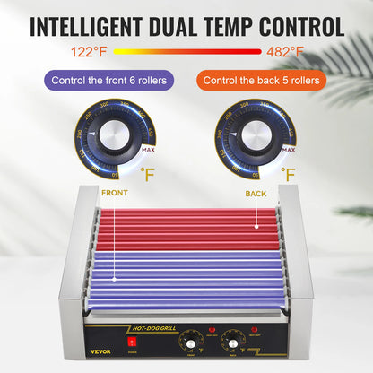 Hot Dog Roller Electric Machine Maker Barbecue Grill