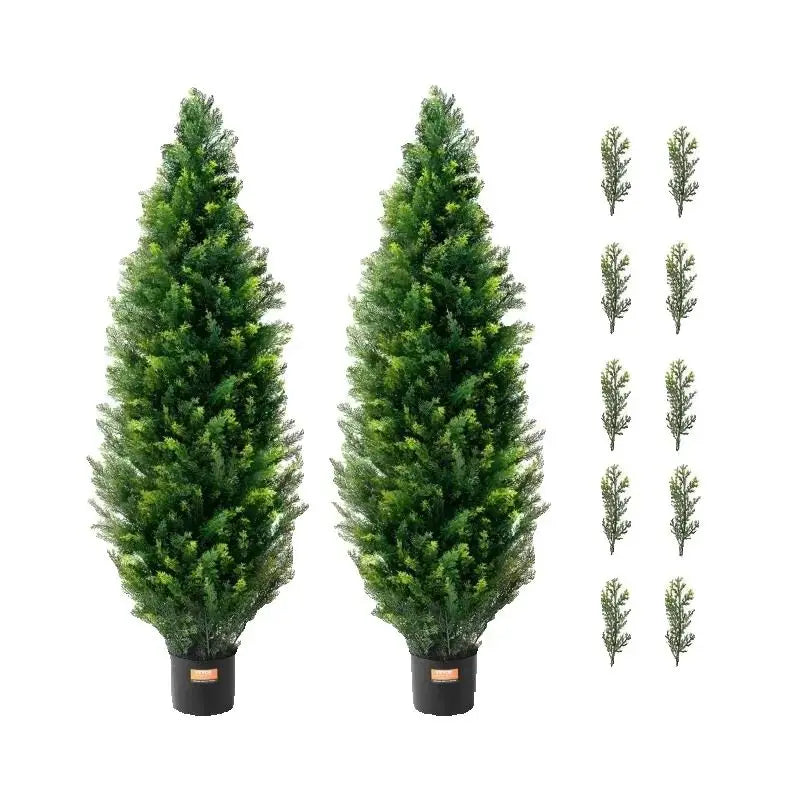 Artificial Cedar Trees Evergreen Cypress Plant