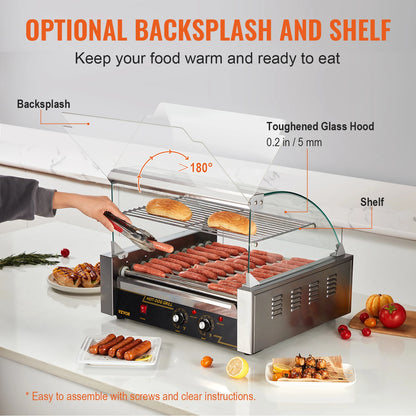 Hot Dog Roller Electric Machine Maker Barbecue Grill
