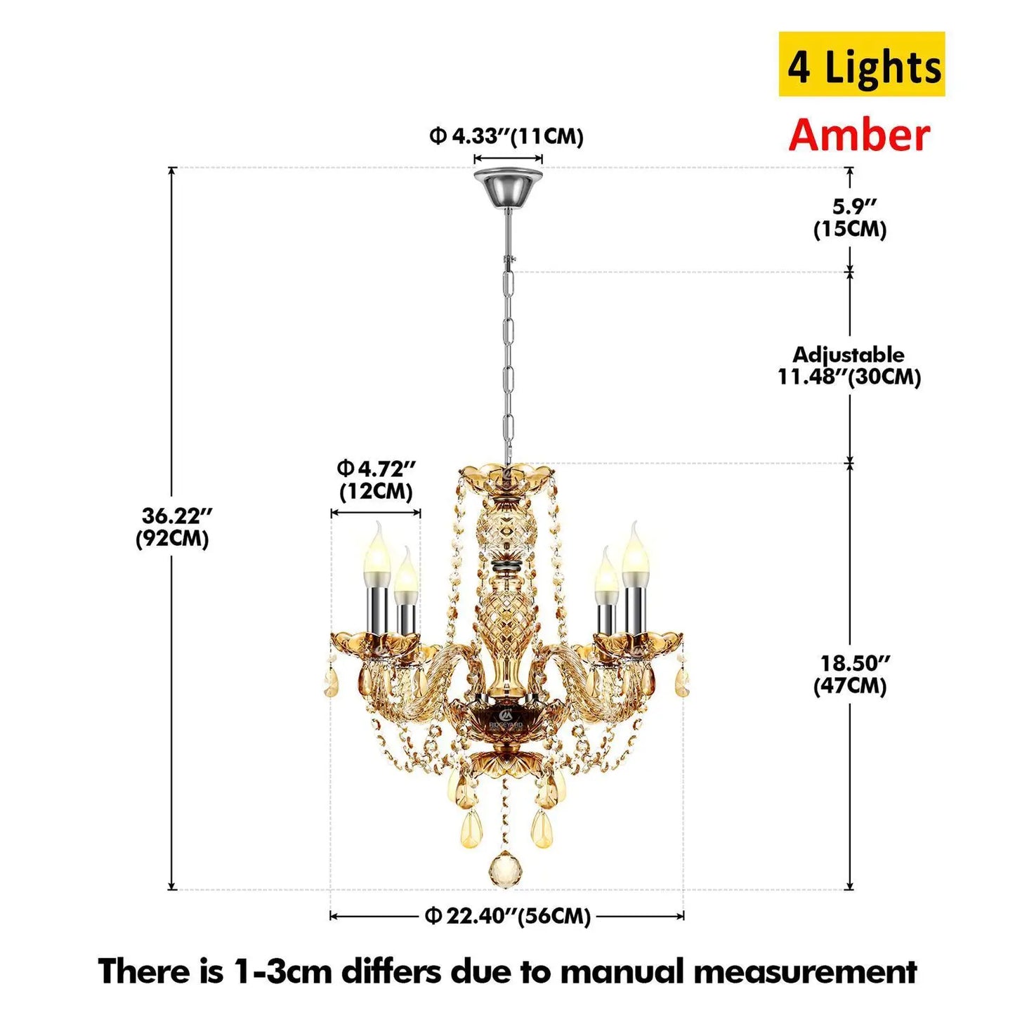 4/6/8/10/15 arms Crystal Chandelier Pendant Lights
