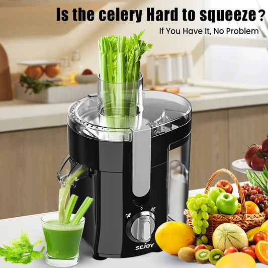 Juicer Machine, Centrifugal Juicer Extractor, Wide Mouth, Fruit/Vegetable