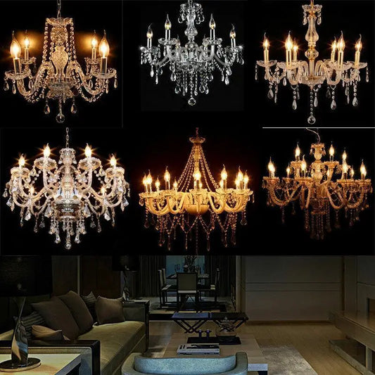 4/6/8/10/15 arms Crystal Chandelier Pendant Lights