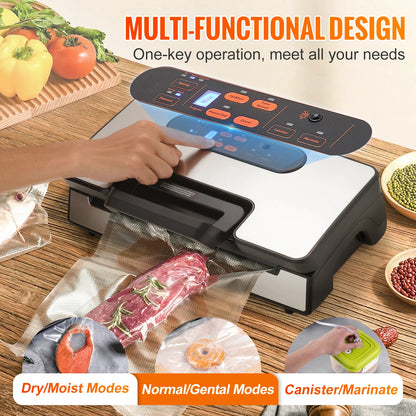 Vacuum Sealer Food Packaging Machine, Free 10pcs Vacuum bags