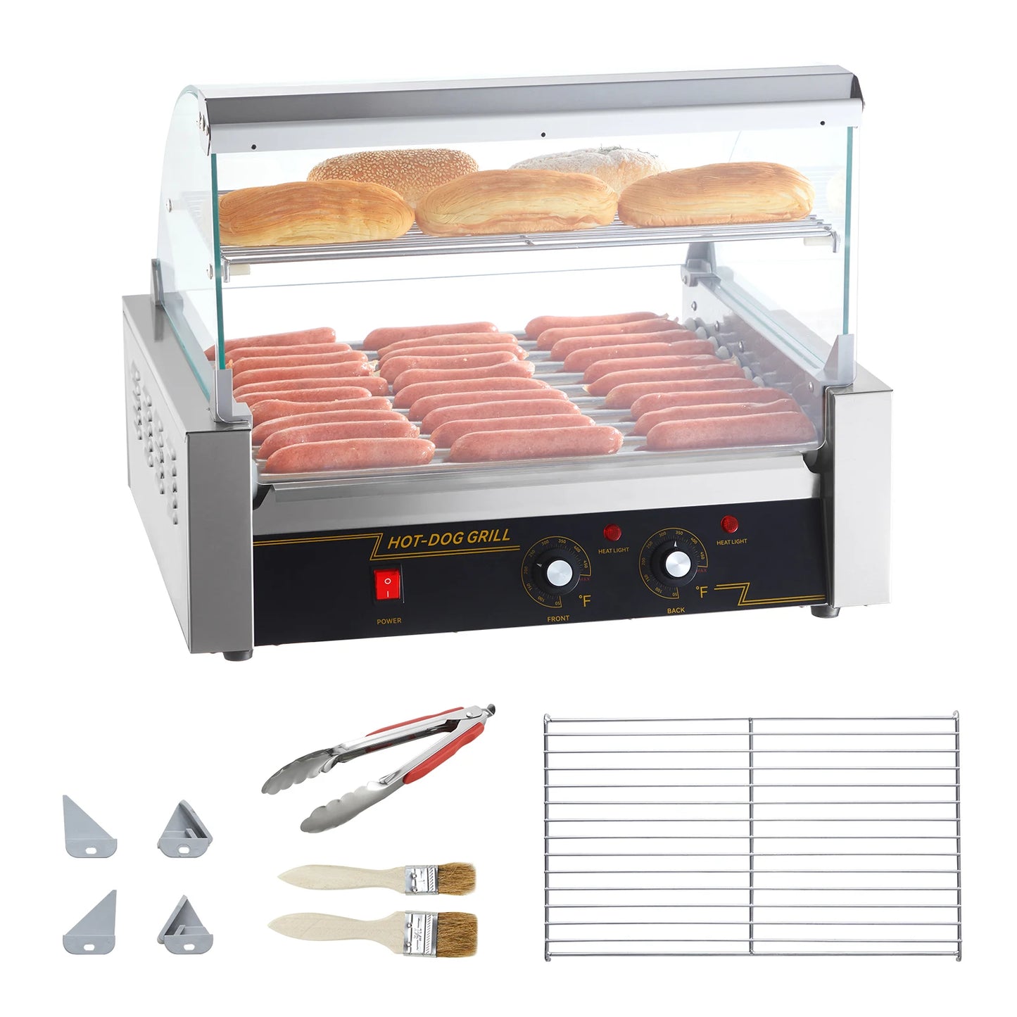 Hot Dog Roller Electric Machine Maker Barbecue Grill
