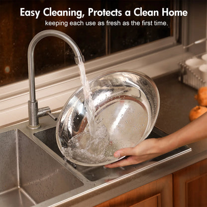 5QT Buffet Warmer, Stainless Steel, Round Half-Gold Plated