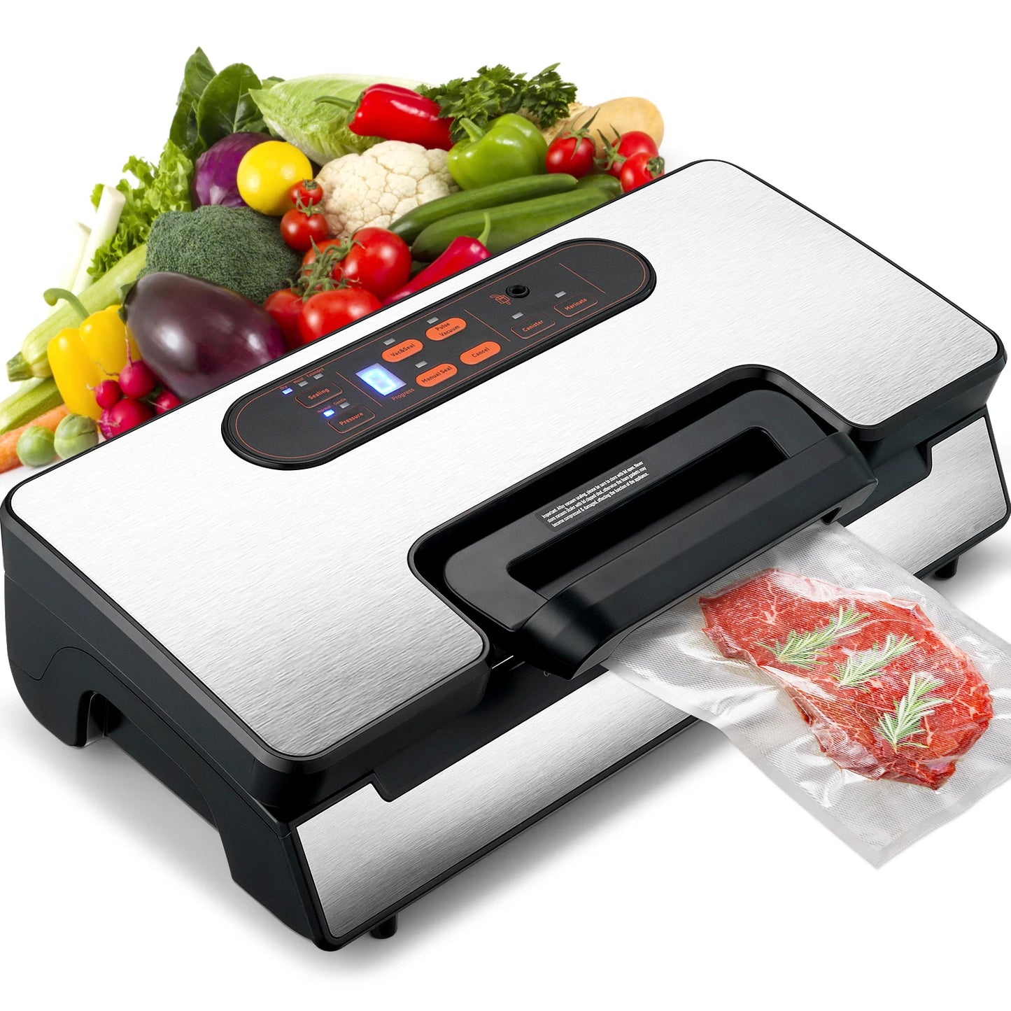 Vacuum Sealer Food Packaging Machine, Free 10pcs Vacuum bags